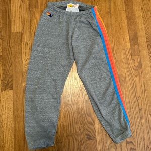 Aviator Nation Striped Sweatpants